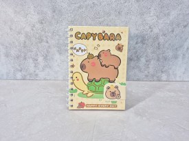 Cuaderno anotador espiral CAPIBARA